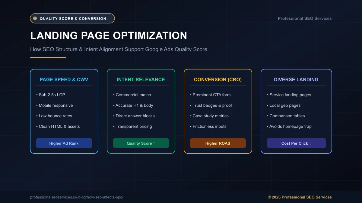 How SEO Affects PPC Landing Page Quality and Performance