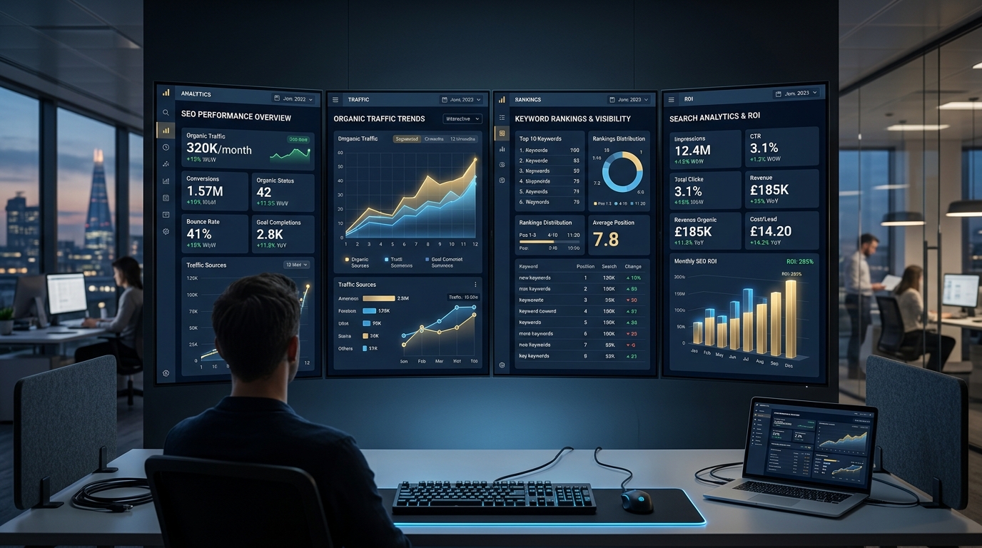 How to Measure SEO 15 Key Metrics Tracking Dashboard
