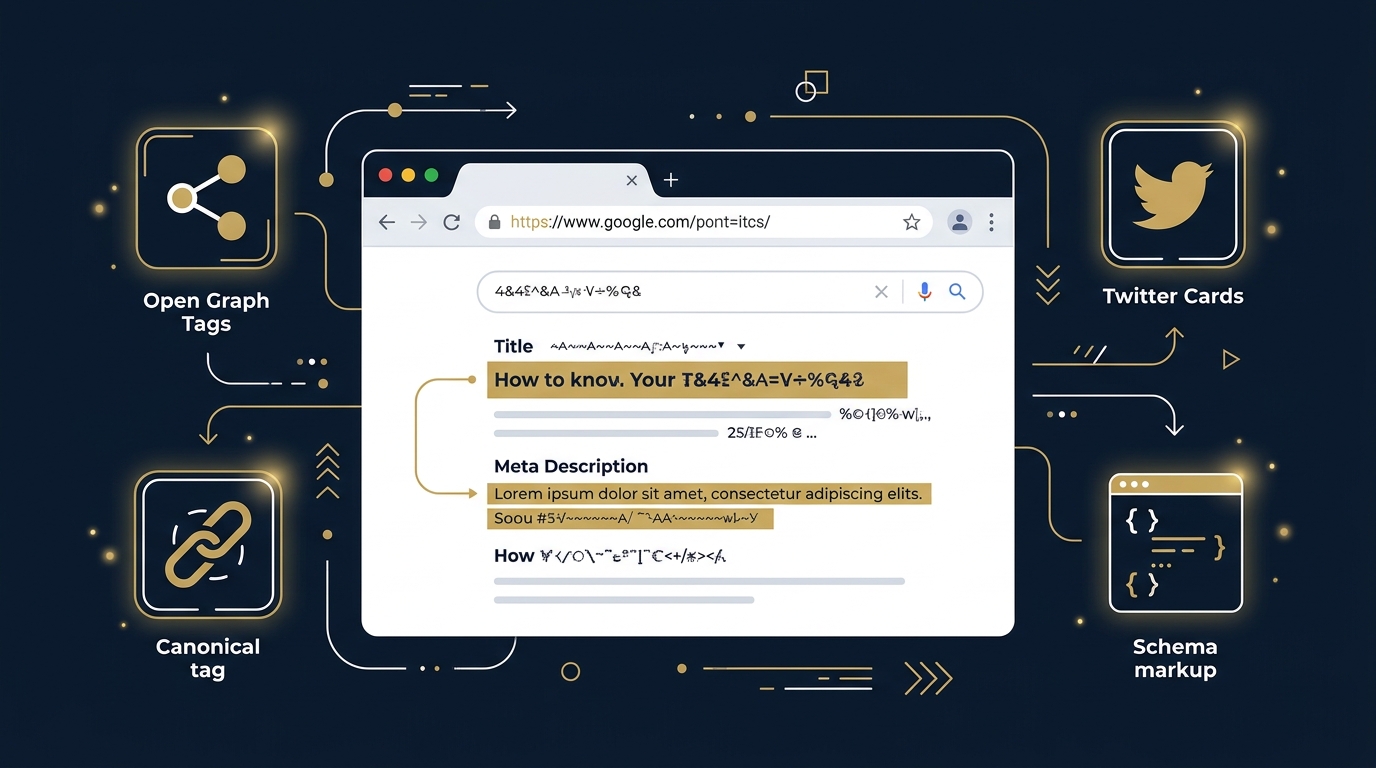 SEO metadata best practices checklist – title tag, meta description, and Open Graph optimisation